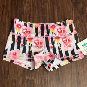 WodBottom Roses and Stripes Shorties, XS, NWT